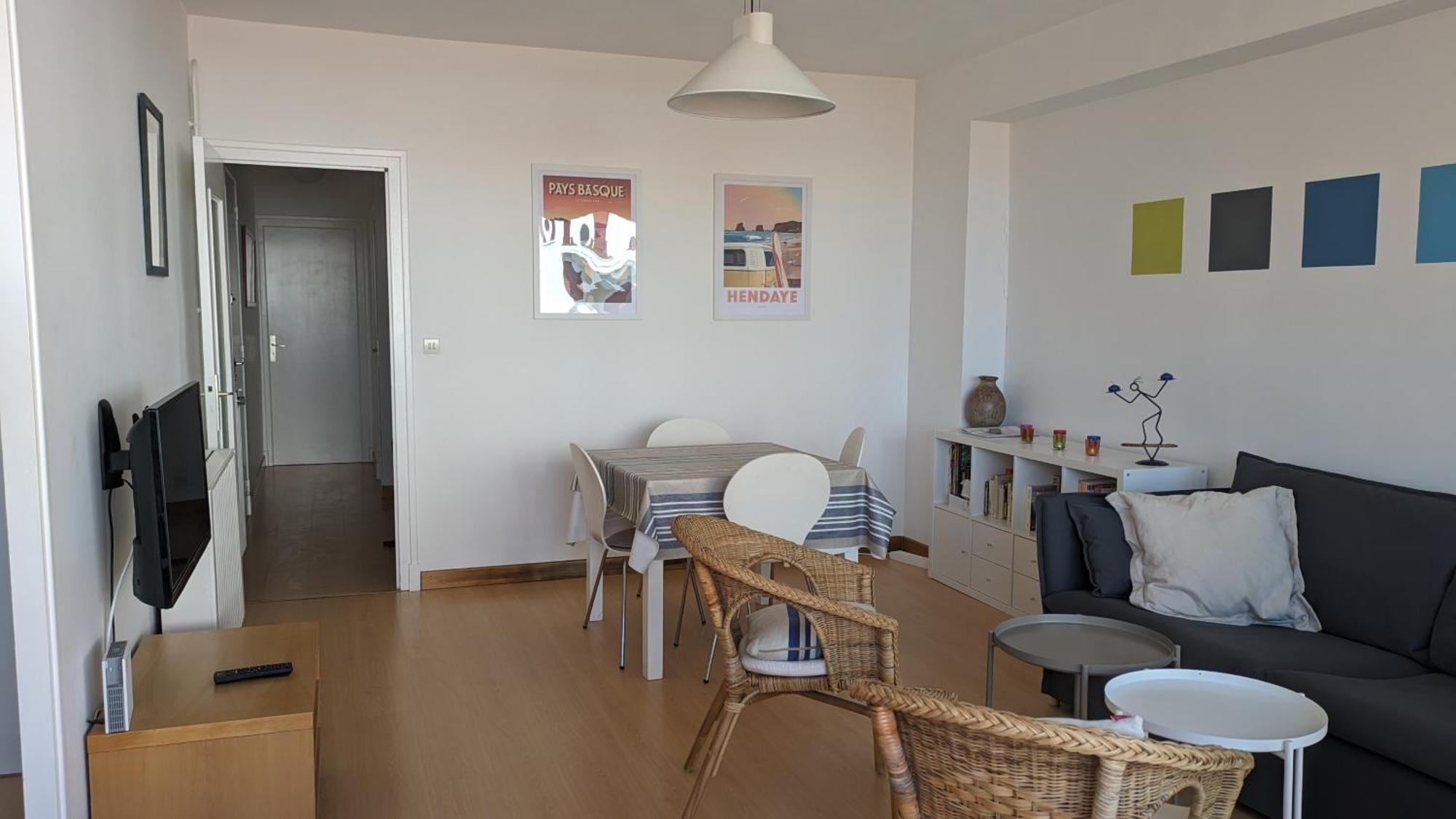 Appartement 3 pièces au coeur d'Hendaye plage Esterno foto