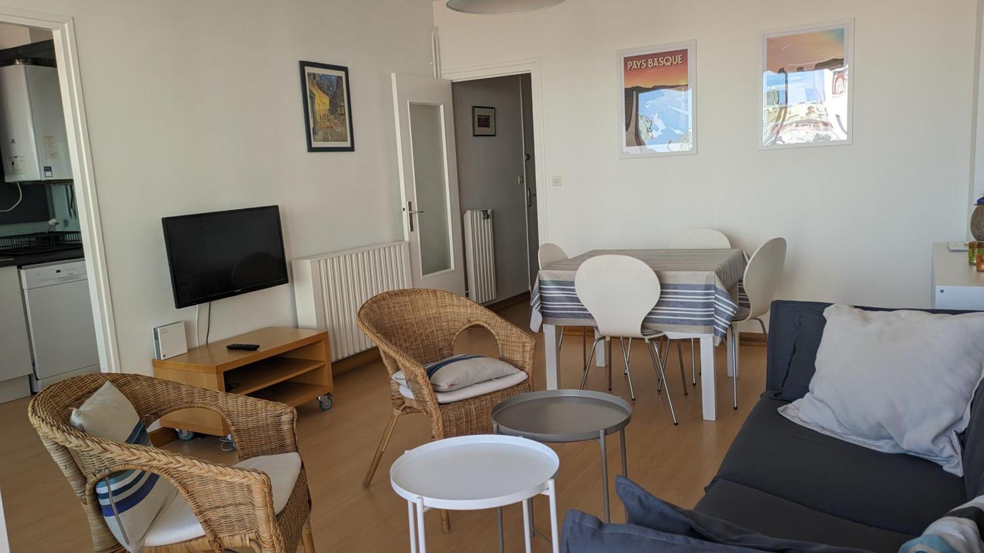Appartement 3 pièces au coeur d'Hendaye plage Esterno foto